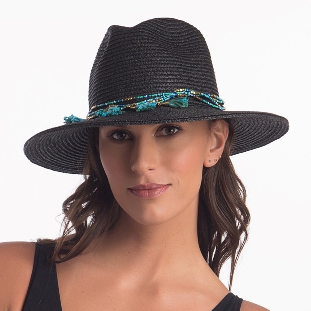 Anthropologie Gottex Floppy Hat with Tassel